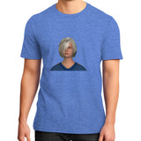 District T-Shirt (on man) Heather blue Megamarca
