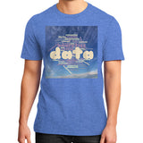 District T-Shirt (on man) Heather blue Megamarca