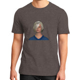District T-Shirt (on man) Heather brown Megamarca