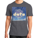 District T-Shirt (on man) Heather charcoal Megamarca