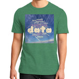 District T-Shirt (on man) Heather green Megamarca