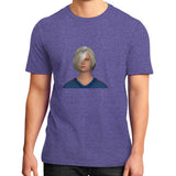 District T-Shirt (on man) Heather purple Megamarca