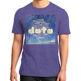 District T-Shirt (on man) Heather purple Megamarca