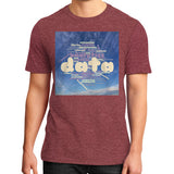 District T-Shirt (on man) Heather red Megamarca