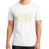 District T-Shirt (on man) White Megamarca