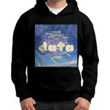 Gildan Hoodie (on man) Black Megamarca