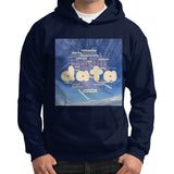 Gildan Hoodie (on man) Navy Megamarca