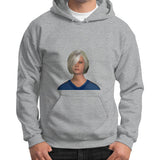 Gildan Hoodie (on man) Sport grey Megamarca