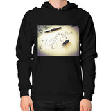 Hoodie (on man) Black Megamarca