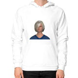 Hoodie (on man) White Megamarca