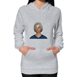 Hoodie (on woman) Heather grey Megamarca