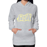 Hoodie (on woman) Heather grey Megamarca