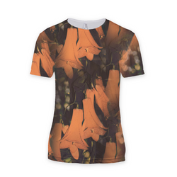 Floral Copihue Design Sublimation T-Shirt
