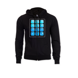 Touch Design Zip Hoodie