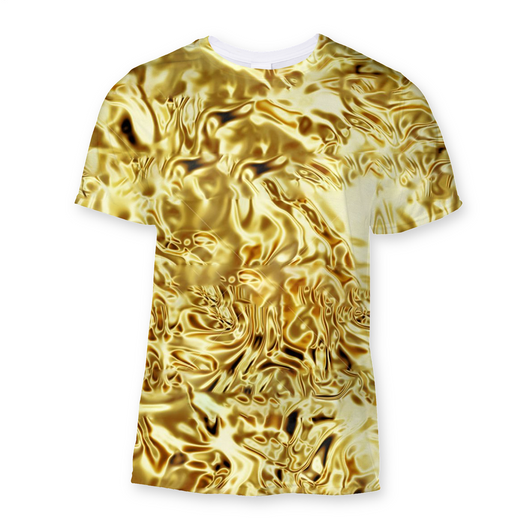 Gold Design Sublimation T-Shirt