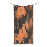 Floral Copihue Design Beach Towel