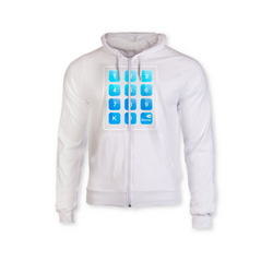 Touch Design Zip Hoodie