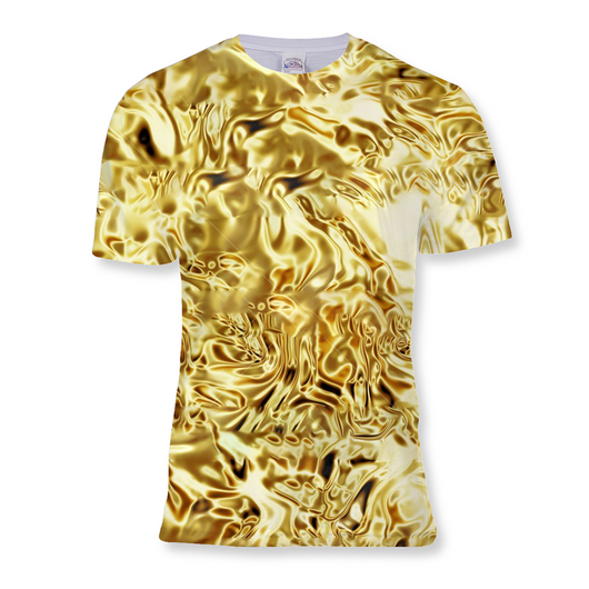 Gold Design Sublimation T-Shirt
