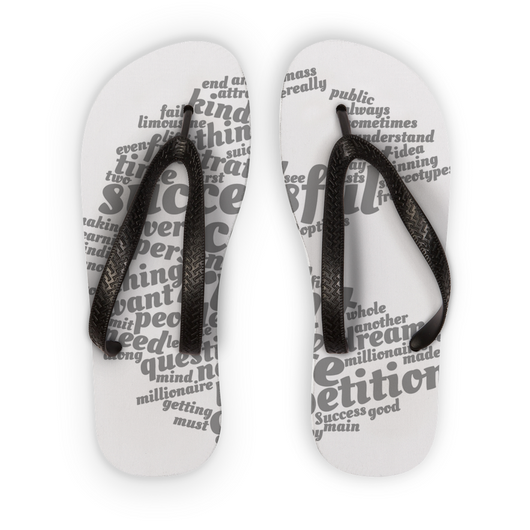 SmileWord Flip Flops