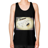 Unisex Fine Jersey Tank (on man) Black Megamarca
