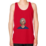 Unisex Fine Jersey Tank (on man) Red Megamarca