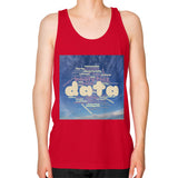 Unisex Fine Jersey Tank (on man) Red Megamarca