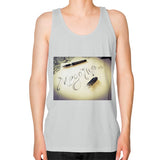 Unisex Fine Jersey Tank (on man) Silver Megamarca
