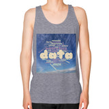 Unisex Fine Jersey Tank (on man) Tri-Blend Grey Megamarca