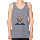 Unisex Fine Jersey Tank (on man) Tri-Blend Grey Megamarca