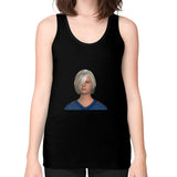 Unisex Fine Jersey Tank (on woman) Black Megamarca