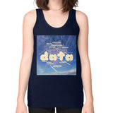 Unisex Fine Jersey Tank (on woman) Navy Megamarca