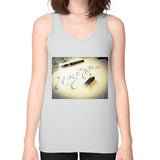 Unisex Fine Jersey Tank (on woman) Silver Megamarca