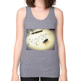 Unisex Fine Jersey Tank (on woman) Tri-Blend Grey Megamarca