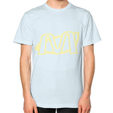 Unisex T-Shirt (on man) Light blue Megamarca