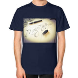 Unisex T-Shirt (on man) Navy Megamarca