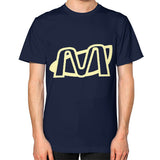 Unisex T-Shirt (on man) Navy Megamarca