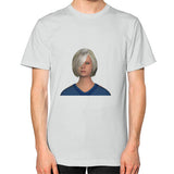 Unisex T-Shirt (on man) Silver Megamarca