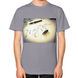 Unisex T-Shirt (on man) Slate Megamarca