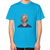 Unisex T-Shirt (on man) Teal Megamarca