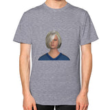 Unisex T-Shirt (on man) Tri-Blend Grey Megamarca