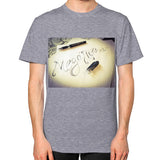 Unisex T-Shirt (on man) Tri-Blend Grey Megamarca