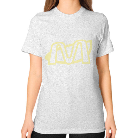 Unisex T-Shirt (on woman) Ash grey Megamarca
