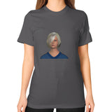 Unisex T-Shirt (on woman) Asphalt Megamarca