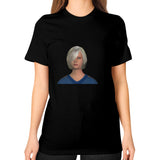 Unisex T-Shirt (on woman) Black Megamarca