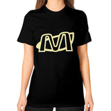 Unisex T-Shirt (on woman) Black Megamarca