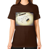 Unisex T-Shirt (on woman) Brown Megamarca
