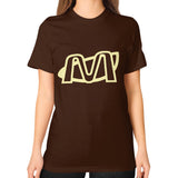 Unisex T-Shirt (on woman) Brown Megamarca