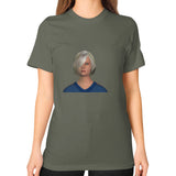 Unisex T-Shirt (on woman) Lieutenant Megamarca