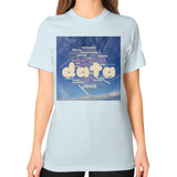 Unisex T-Shirt (on woman) Light blue Megamarca