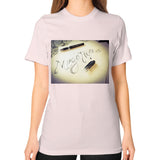 Unisex T-Shirt (on woman) Light pink Megamarca